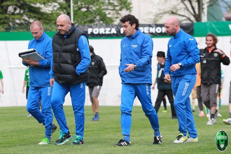 Il Pordenone calcio riparte da Tedino e dal suo staff