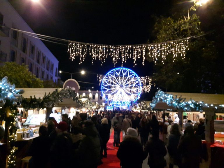 Conegliano, inaugurata la grande ruota panoramica in centro