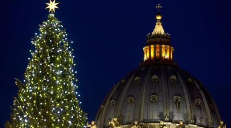 Il Pordenonese dona albero Natale allestito in piazza San Pietro