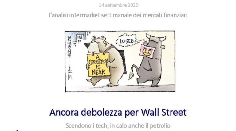 Mercati finanziari, Borse molto deboli. Petrolio in recupero