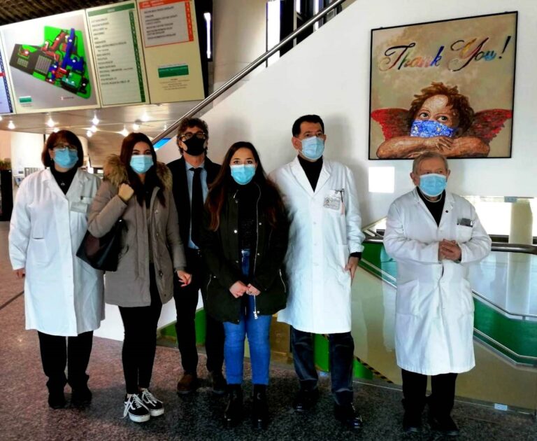 Un angioletto di Raffaello per ringraziare personale ospedale di Pordenone