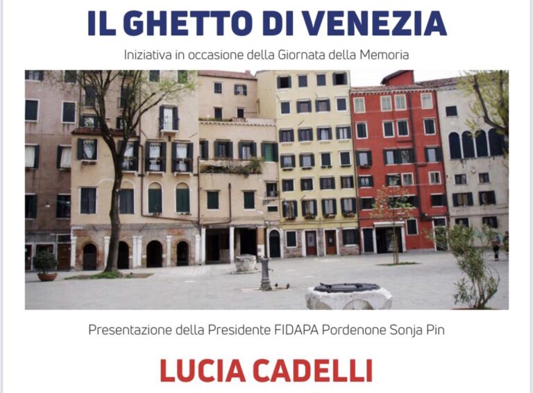 Fidapa, interessante incontro sul Ghetto di Venezia