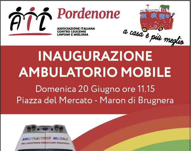 Ail: ambulatorio mobile, inaugurazione il 20 giugno a Maron di Brugnera