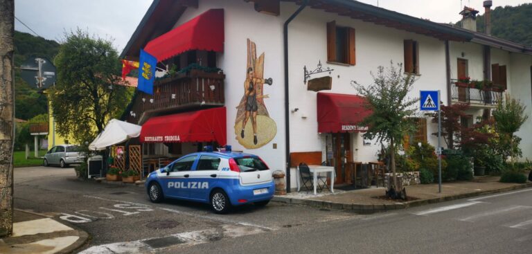 Questore dispone chiusura “Bar ristorante da Teodora” per 60 giorni