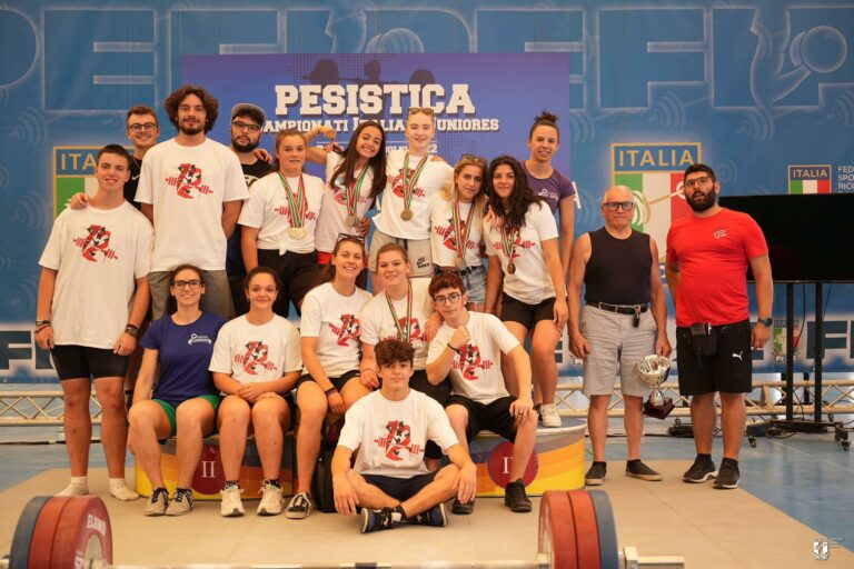 Pesistica, gli atleti del Friuli Occidentale dominano i Tricolori Juniores