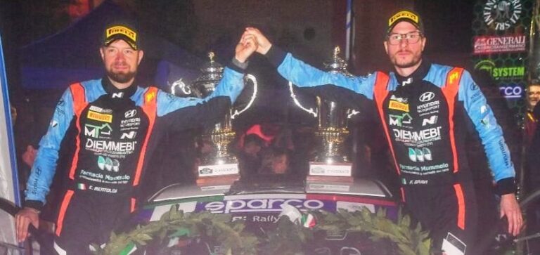 Rally, Filippo Bravi (MRC Sport) conquista il secondo posto alla finale di Coppa Italia