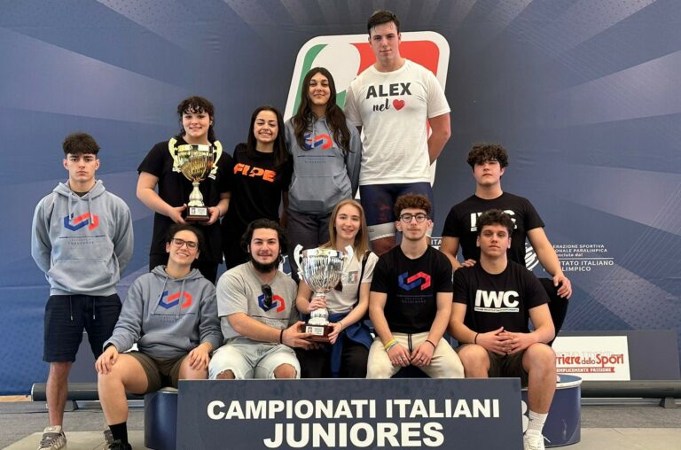 Quattro titoli tricolori per la Pesistica Pordenone agli Italiani Juniores